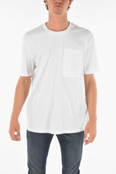 Crew Neck T-HAIM Nylon Breast-pocket T-Shirt